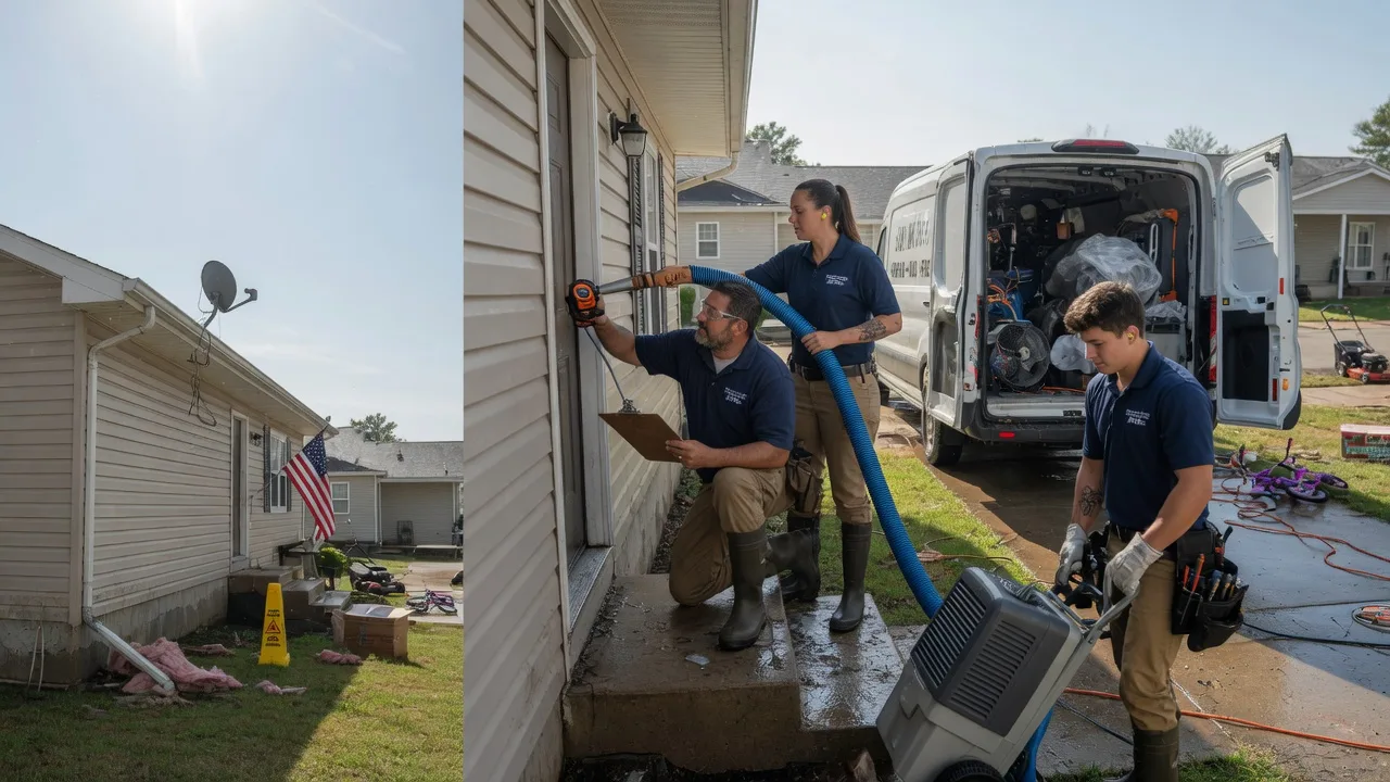 Ceiling Water Damage Restoration in Pease, MN near me